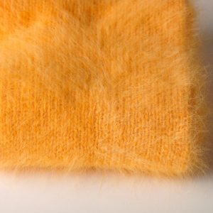 Echarpe laine angora orange